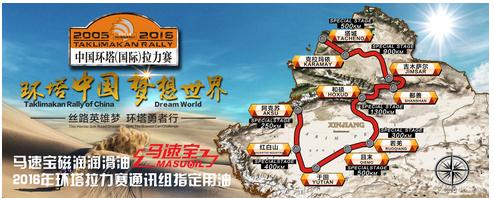 馬速寶磁潤潤滑油助力2016環塔拉力賽